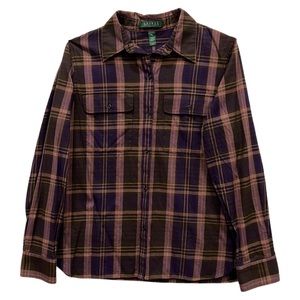 Lauren Ralph Lauren Plaid Button-down Shirt